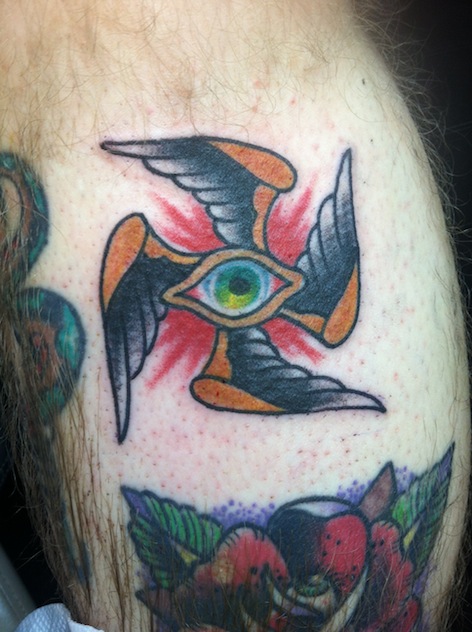 Traditional Tattoo done by Tony Sellers.